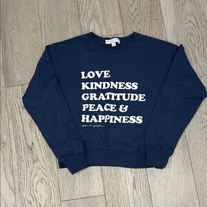 EUC spiritual gangster size, small Navy Blue Graphic Sweatshirt